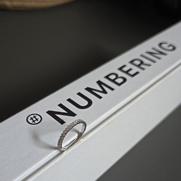 Numbering Silver Ring - Picture 1 of 5